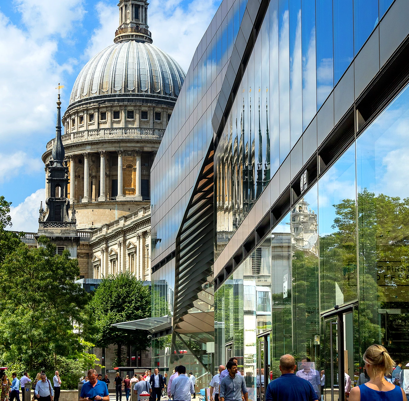 One New Change & St Paul's Cathedral